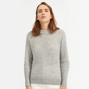 Everlane oversized alpaca crew